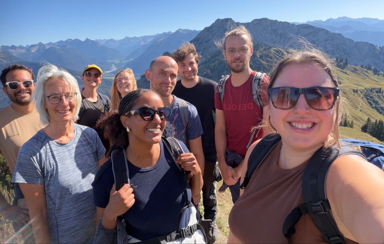 TML group hiking during the 2026 retreat